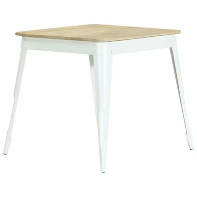 VidaXL Table de salle à manger 75x75x76 cm Bois de manguier massif 4 VidaXL Table de salle à manger 75x75x76 cm Bois de manguier massif – Image 2