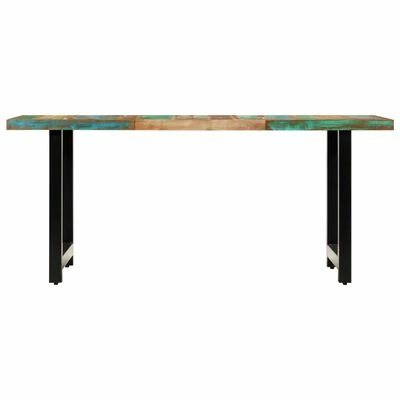 VidaXL Table de salle à manger 180x90x76cm Bois de récupération solide 4 VidaXL Table de salle à manger 180x90x76cm Bois de récupération solide – Image 2