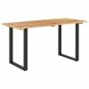 VidaXL Table de salle à manger 140x70x76 cm Bois d'acacia solide 2 VidaXL Table de salle à manger 140x70x76 cm Bois d'acacia solide -Promos Tables à manger Boutique image 2 286474