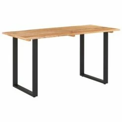 VidaXL Table de salle à manger 140x70x76 cm Bois d'acacia solide