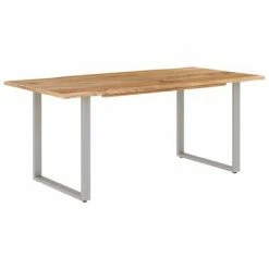 VidaXL Table de salle à manger 180x90x76 cm Bois d'acacia massif