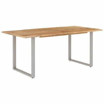 VidaXL Table de salle à manger 180x90x76 cm Bois d'acacia massif 3 VidaXL Table de salle à manger 180x90x76 cm Bois d'acacia massif