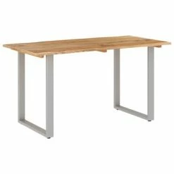 VidaXL Table de salle à manger 140x70x76 cm Bois d'acacia solide