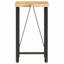 VidaXL Table de bar 60x60x107 cm Bois de manguier brut 9 VidaXL Table de bar 60x60x107 cm Bois de manguier brut -Promos Tables à manger Boutique image 2 286610