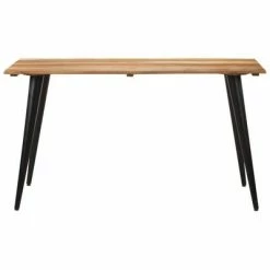 VidaXL Table à dîner au bord naturel 140x60x75 cm Bois d'acacia massif 9 VidaXL Table à dîner au bord naturel 140x60x75 cm Bois d'acacia massif -Promos Tables à manger Boutique image 2 320253