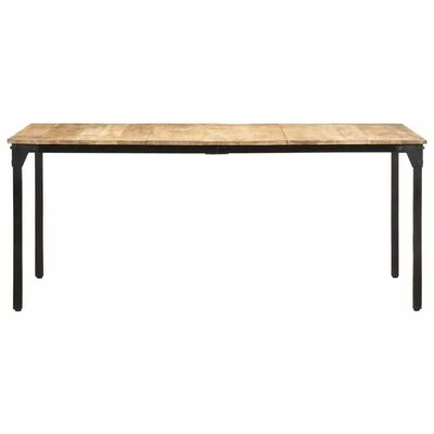 VidaXL Table de salle à manger 180x90x76 cm Bois de manguier brut 4 VidaXL Table de salle à manger 180x90x76 cm Bois de manguier brut – Image 2