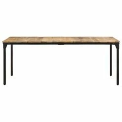 VidaXL Table de salle à manger 200x100x76 cm Bois de manguier solide -Promos Tables à manger Boutique image 2 321976