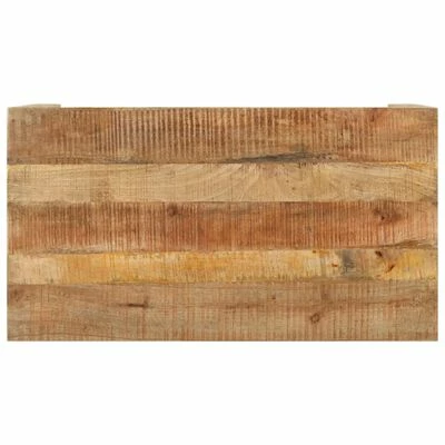 VidaXL Table de salle à manger 110x60x76 cm Bois de manguier brut 4 VidaXL Table de salle à manger 110x60x76 cm Bois de manguier brut – Image 2