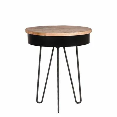 LABEL51 Table d'angle Saria 44x53 cm Noir 3 LABEL51 Table d'angle Saria 44x53 cm Noir