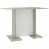 VidaXL Table à dîner Blanc et chêne sonoma 110 x 60 x 75 cm Aggloméré 1 VidaXL Table à dîner Blanc et chêne sonoma 110 x 60 x 75 cm Aggloméré -Promos Tables à manger Boutique image 2 800248