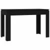 VidaXL Table de salle à manger Noir 120 x 60 x 76 cm Aggloméré 2 VidaXL Table de salle à manger Noir 120 x 60 x 76 cm Aggloméré -Promos Tables à manger Boutique image 2 800757