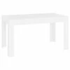 VidaXL Table de salle à manger Blanc 140x74,5x76 cm Aggloméré 1 VidaXL Table de salle à manger Blanc 140x74,5x76 cm Aggloméré -Promos Tables à manger Boutique image 2 804202