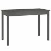 VidaXL Table à manger Gris 110x55x75 cm Bois massif de pin