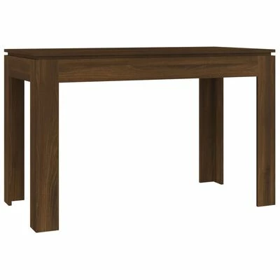 VidaXL Table à dîner Chêne marron 120x60x76 cm Bois d'ingénierie 3 VidaXL Table à dîner Chêne marron 120x60x76 cm Bois d'ingénierie