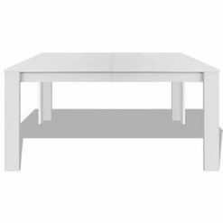 VidaXL Table de salle à manger 140 x 80 x 75 cm blanc 9 VidaXL Table de salle à manger 140 x 80 x 75 cm blanc -Promos Tables à manger Boutique image 3 243056