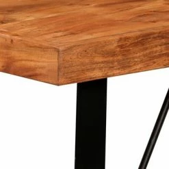 VidaXL Table de bar Bois massif d'acacia 120x60x107 cm -Promos Tables à manger Boutique image 3 245436