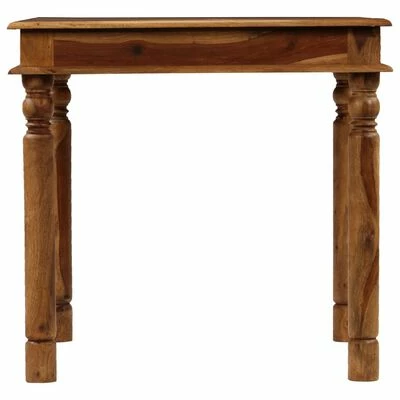 VidaXL Table de salle à manger Bois de Sesham massif 80 x 80 x 77 cm 4 VidaXL Table de salle à manger Bois de Sesham massif 80 x 80 x 77 cm – Image 3
