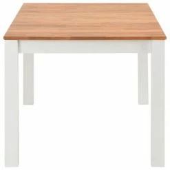 VidaXL Table de salle à manger 180x90x74 cm Bois de chêne solide 10 VidaXL Table de salle à manger 180x90x74 cm Bois de chêne solide -Promos Tables à manger Boutique image 3 247846