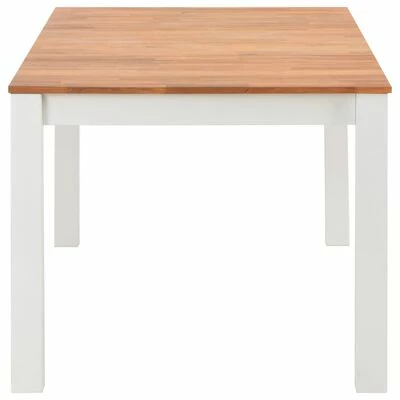 VidaXL Table de salle à manger 180x90x74 cm Bois de chêne solide 5 VidaXL Table de salle à manger 180x90x74 cm Bois de chêne solide – Image 3