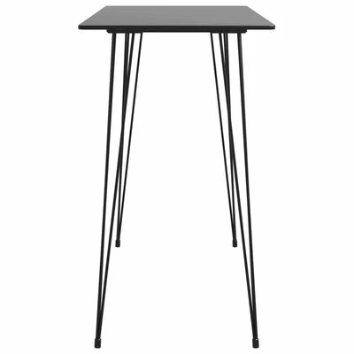 VidaXL Table de bar Noir 120x60x105 cm 5 VidaXL Table de bar Noir 120x60x105 cm – Image 3