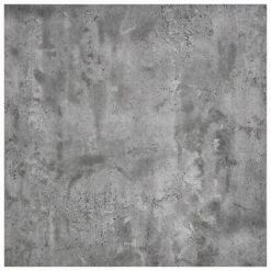 VidaXL Table de salle à manger Béton et argenté 80,5x80,5x73 cm MDF -Promos Tables à manger Boutique image 3 248296