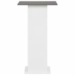 VidaXL Table de bar Blanc et gris anthracite 60x60x110 cm -Promos Tables à manger Boutique image 3 280210