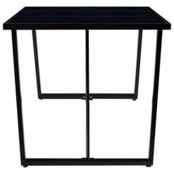 VidaXL Table de salle à manger Noir 200x100x75 cm Verre trempé -Promos Tables à manger Boutique image 3 281559