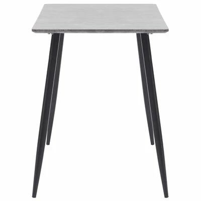 VidaXL Table de salle à manger Gris 120x60x75 cm MDF 5 VidaXL Table de salle à manger Gris 120x60x75 cm MDF – Image 3