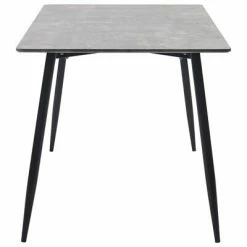 VidaXL Table de salle à manger Gris 140x70x75 cm MDF 10 VidaXL Table de salle à manger Gris 140x70x75 cm MDF -Promos Tables à manger Boutique image 3 281571