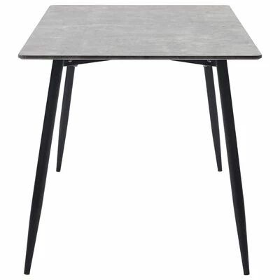 VidaXL Table de salle à manger Gris 140x70x75 cm MDF 5 VidaXL Table de salle à manger Gris 140x70x75 cm MDF – Image 3