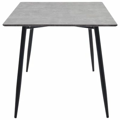 VidaXL Table de salle à manger Gris 180x90x75 cm MDF 5 VidaXL Table de salle à manger Gris 180x90x75 cm MDF – Image 3