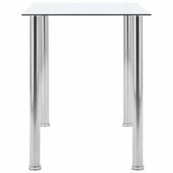 VidaXL Table à dîner Transparent 120x60x75 cm Verre trempé 9 VidaXL Table à dîner Transparent 120x60x75 cm Verre trempé -Promos Tables à manger Boutique image 3 281850