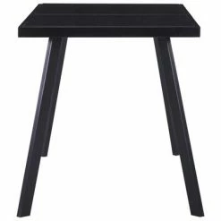 VidaXL Table de salle à manger Noir 140x70x75 cm Verre trempé 9 VidaXL Table de salle à manger Noir 140x70x75 cm Verre trempé -Promos Tables à manger Boutique image 3 281873