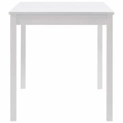 VidaXL Table de salle à manger Blanc 140 x 70 x 73 cm Pin 10 VidaXL Table de salle à manger Blanc 140 x 70 x 73 cm Pin -Promos Tables à manger Boutique image 3 283399