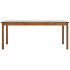 VidaXL Table de salle à manger Marron miel 180 x 90 x 73 cm Pin 10 VidaXL Table de salle à manger Marron miel 180 x 90 x 73 cm Pin -Promos Tables à manger Boutique image 3 283404
