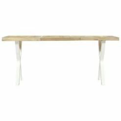 VidaXL Table de salle à manger 180x90x76 cm Bois de manguier massif -Promos Tables à manger Boutique image 3 283773