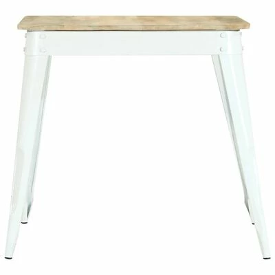 VidaXL Table de salle à manger 75x75x76 cm Bois de manguier massif 5 VidaXL Table de salle à manger 75x75x76 cm Bois de manguier massif – Image 3
