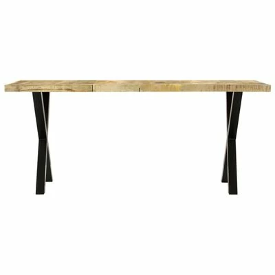 VidaXL Table de salle à manger 180x90x76 cm Bois de manguier massif 5 VidaXL Table de salle à manger 180x90x76 cm Bois de manguier massif – Image 3