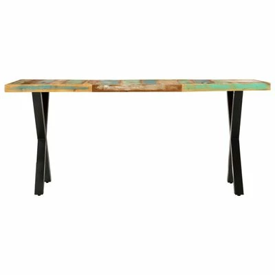 VidaXL Table de salle à manger 180x90x76cm Bois de récupération solide 5 VidaXL Table de salle à manger 180x90x76cm Bois de récupération solide – Image 3