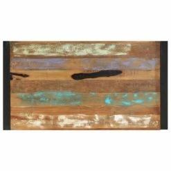 VidaXL Table de bar 110x60x110 cm Bois massif de récupération -Promos Tables à manger Boutique image 3 285955