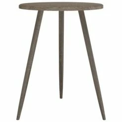 VidaXL Table de bistro Gris Ø60x76 cm MDF et fer 9 VidaXL Table de bistro Gris Ø60x76 cm MDF et fer -Promos Tables à manger Boutique image 3 286089