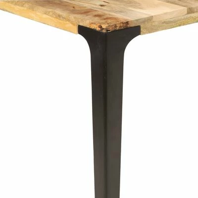 VidaXL Table de salle à manger 180x90x76 cm Bois de manguier massif 5 VidaXL Table de salle à manger 180x90x76 cm Bois de manguier massif – Image 3