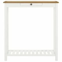 VidaXL Table de bar 100x40x110 cm Bois de chêne solide -Promos Tables à manger Boutique image 3 289218