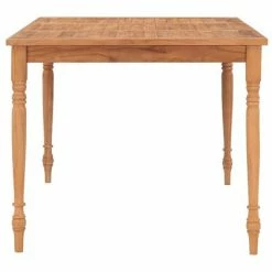 VidaXL Table Batavia 150x90x75 cm Bois de teck massif 10 VidaXL Table Batavia 150x90x75 cm Bois de teck massif -Promos Tables à manger Boutique image 3 316032