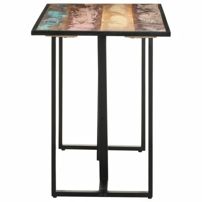 VidaXL Table de salle à manger 120 cm Bois de récupération massif 5 VidaXL Table de salle à manger 120 cm Bois de récupération massif – Image 3