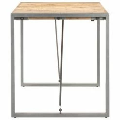 VidaXL Table à dîner 140x70x75 cm Bois de manguier massif brut 10 VidaXL Table à dîner 140x70x75 cm Bois de manguier massif brut -Promos Tables à manger Boutique image 3 321562