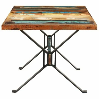 VidaXL Table de salle à manger 180x90x76cm Bois de récupération solide 5 VidaXL Table de salle à manger 180x90x76cm Bois de récupération solide – Image 3