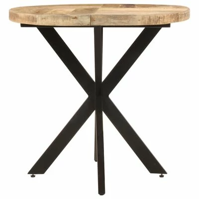 VidaXL Table de salle à manger 140x80x75 cm Bois de manguier massif 5 VidaXL Table de salle à manger 140x80x75 cm Bois de manguier massif – Image 3