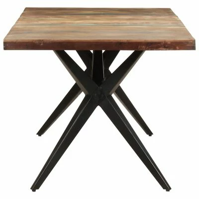 VidaXL Table de salle à manger 180x90x76cm Bois de récupération solide 5 VidaXL Table de salle à manger 180x90x76cm Bois de récupération solide – Image 3