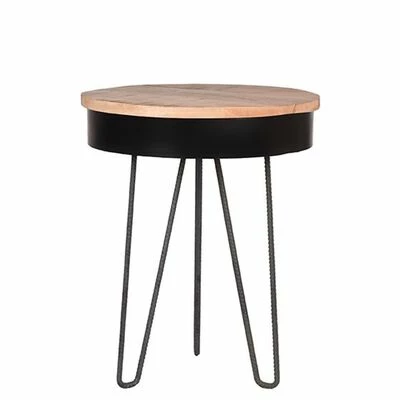 LABEL51 Table d'angle Saria 44x53 cm Noir 5 LABEL51 Table d'angle Saria 44x53 cm Noir – Image 3